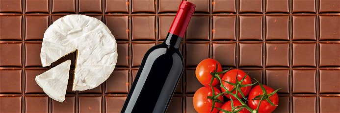 Histamin steckt nicht nur im Wein, sondern in vielen Nahrungs- und Genussmitteln wie etwa Käse, Tomaten und Schokolade.