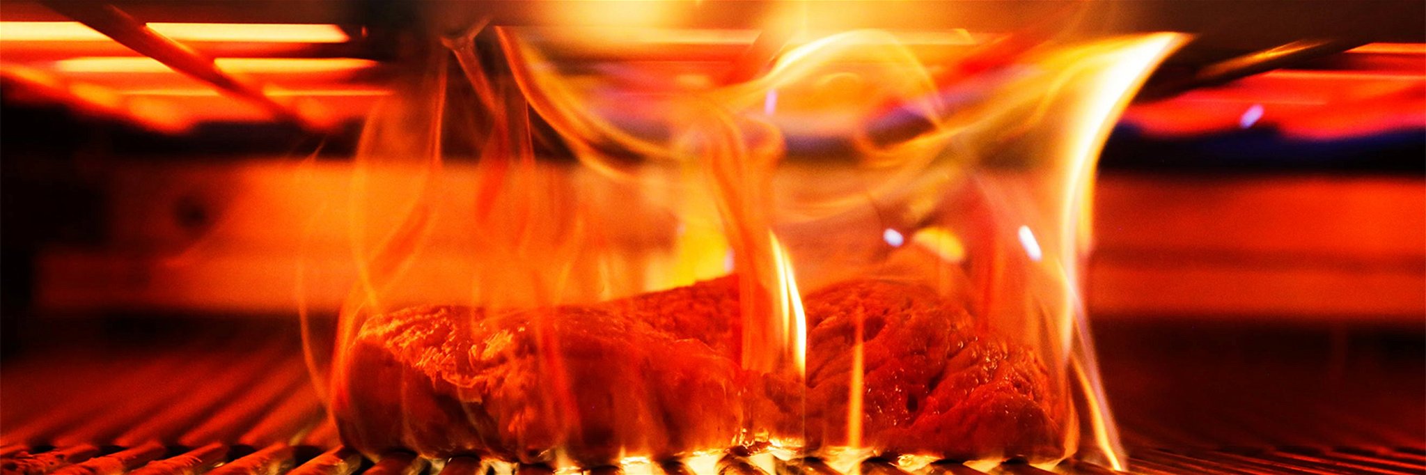 In der Flamme erfährt das Steak seine Vollendung.