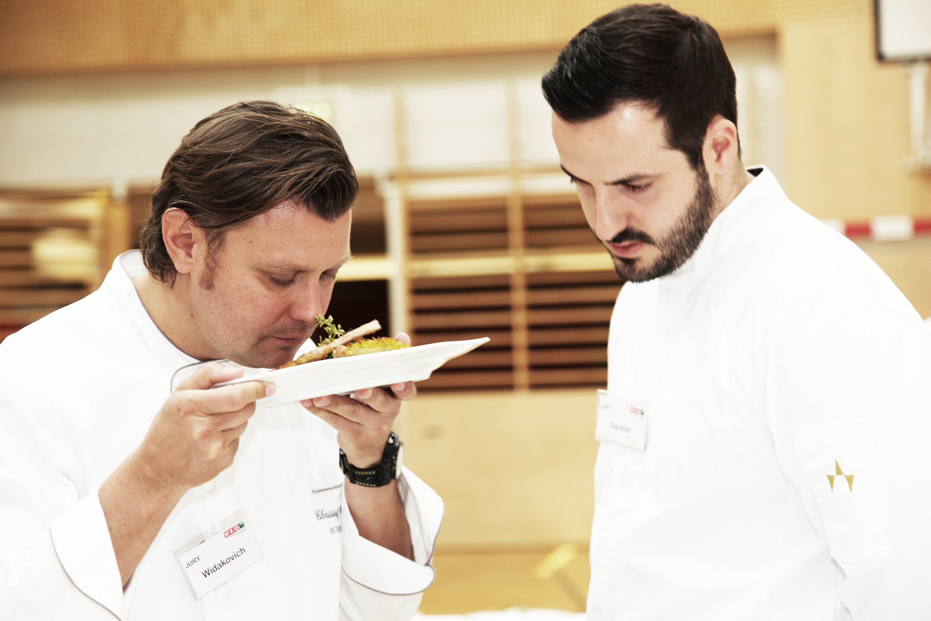 Juroren Christof Widakowich und Michael Gauster vom »Schlossbergrestaurant Graz«.