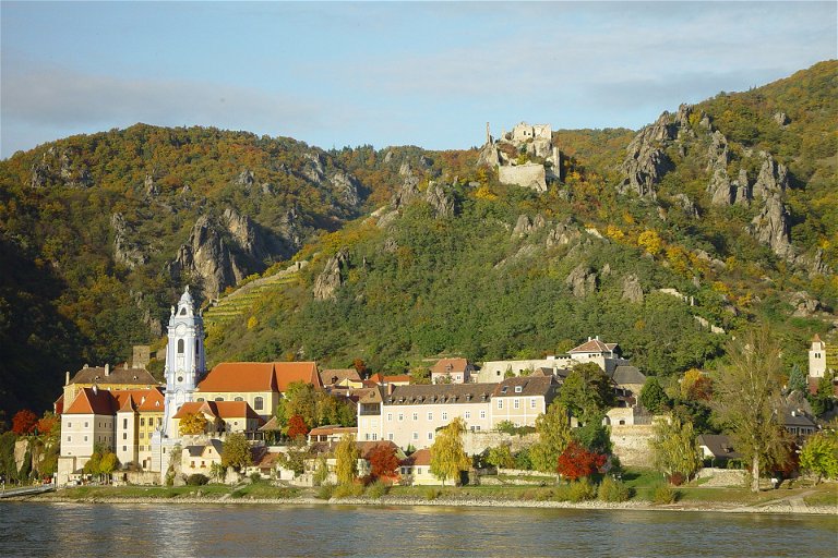 Blick auf Schloss Dürnstein