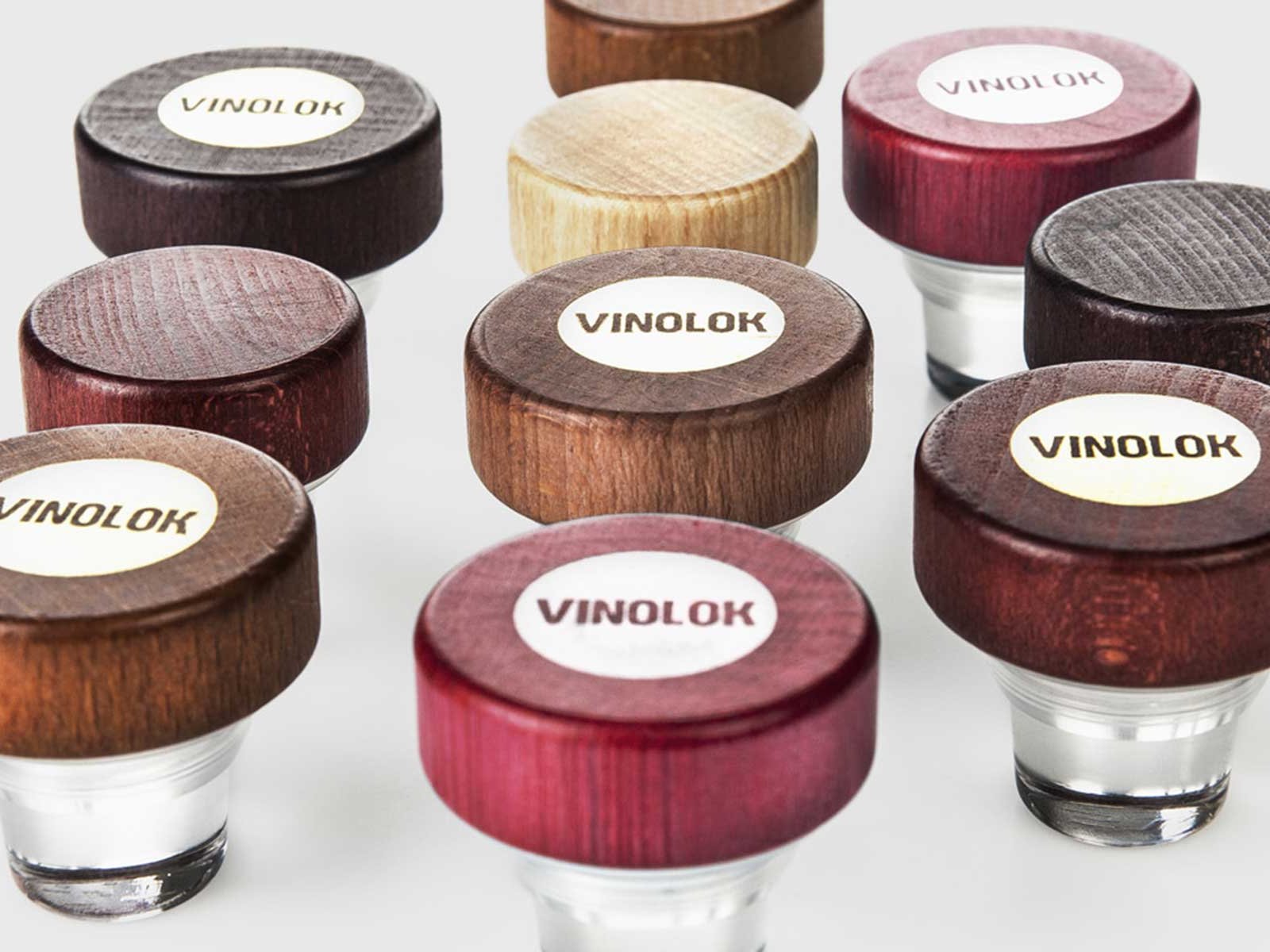 Der Vinolok ist in mehreren unterschiedlichen Farben erhältlich.