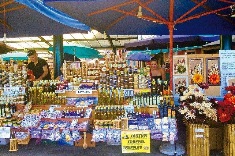 Der Markt in Rovinj ist immer einen Besuch wert.
