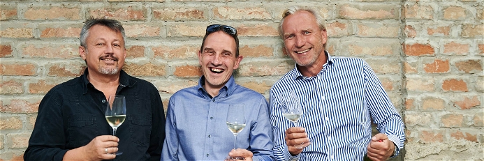 Die drei vom Dürnberg: Christoph Körner, Matthias Marchesani und Georg Klein.