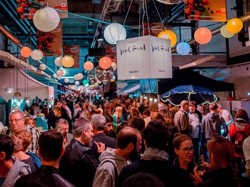 Bei der Food Zurich Party am 17. September stürmten rund 6'000 Gäste die Hallen des Engrosmarktes.