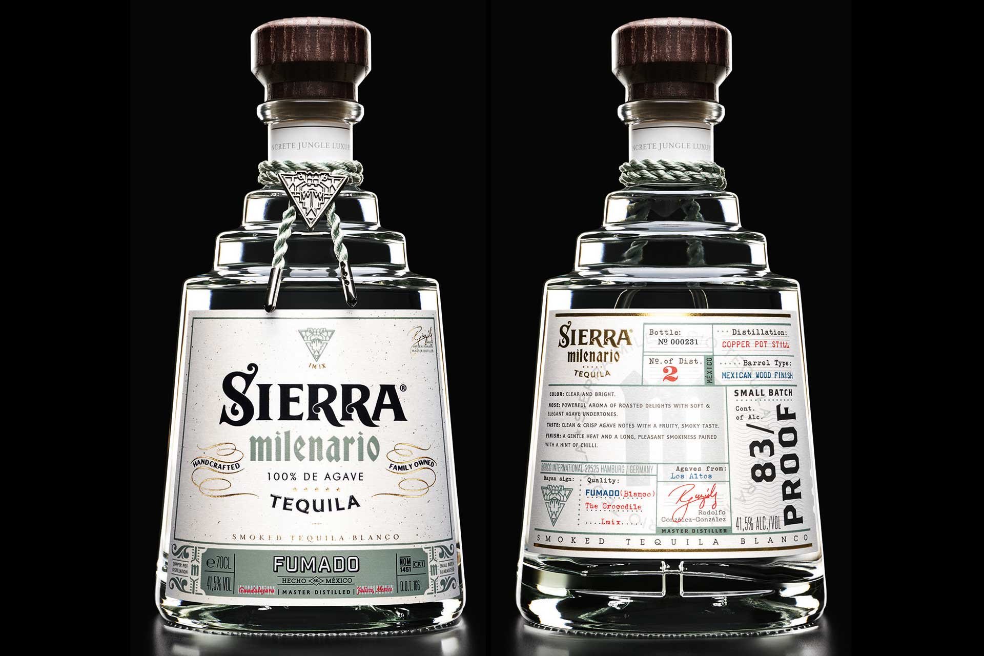 Detaillierte Informationen zur Herstellung und Verkostung zieren ab sofort die Sierra Milenario Flaschen.