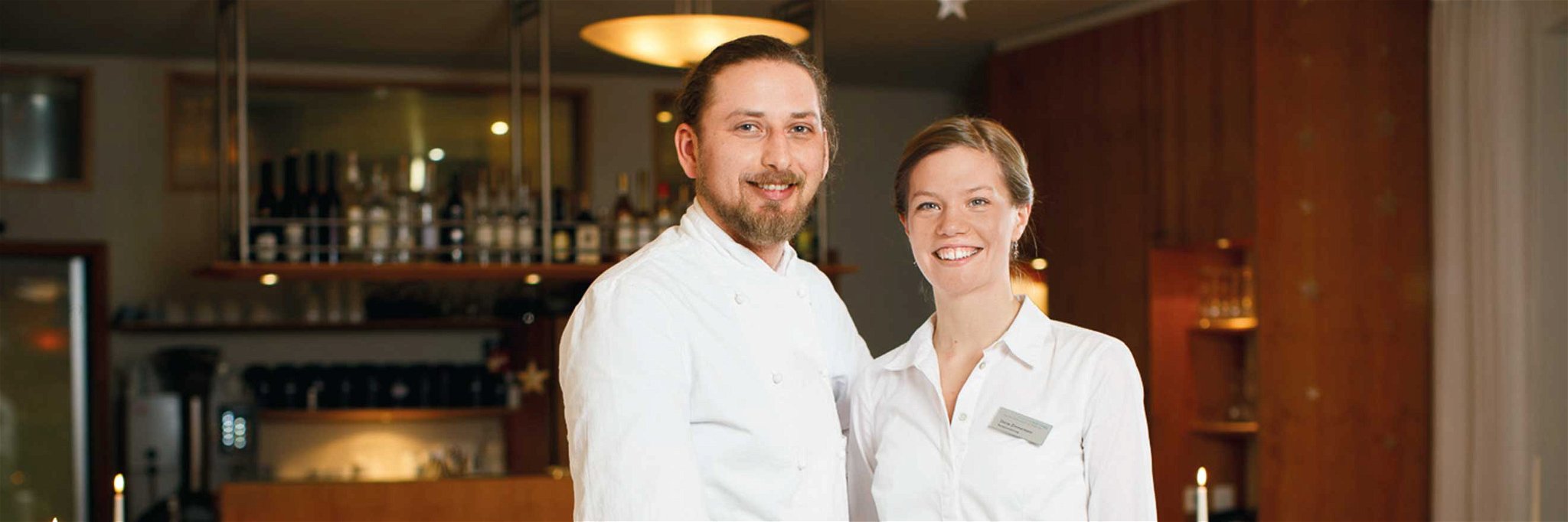 Sandro und Dörte Zimmermann führen das Restaurant im «Schloss Wartegg» souverän.