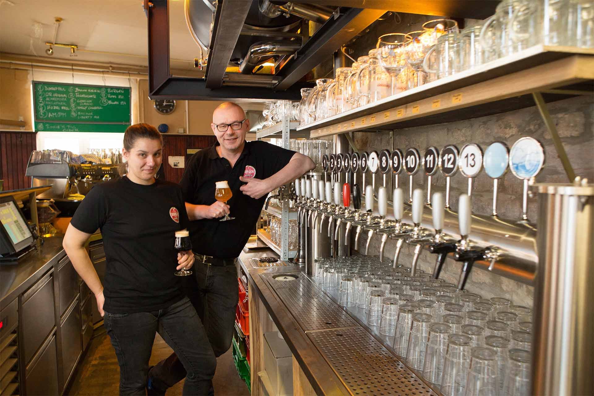 Dominique Schilk und Bertl Windisch sind die »Collabs Brewery«.&nbsp;