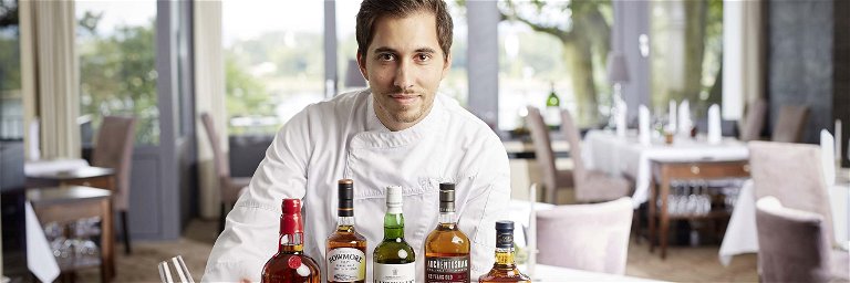 Philipp Stein integriert Whisky in seine Küche.