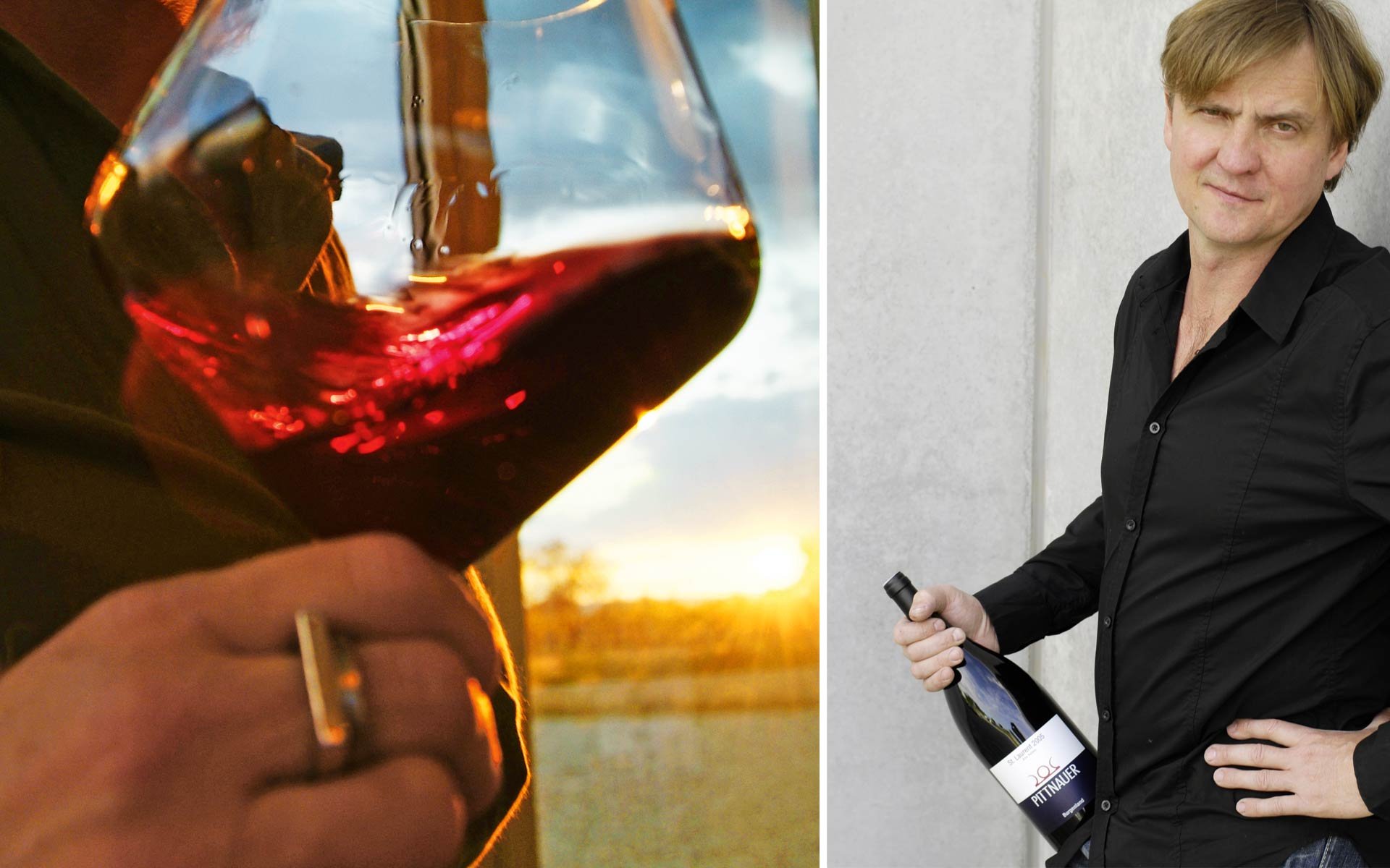 Gerhard Pittnauer aus Gols keltert sowohl große St.-Laurent- wie auch Pinot-Noir-Weine.