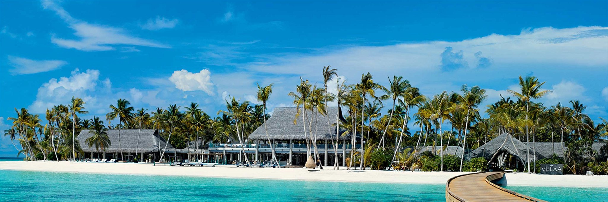 Das »Velaa Private Island« ist ein Luxusresort am Noonu Atoll im Nordwesten der Malediven.