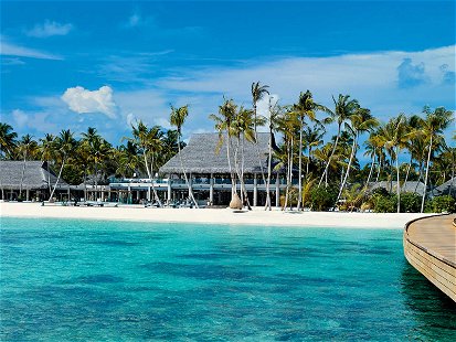 Das «Velaa Private Island» ist ein Luxusresort am Noonu Atoll im Nordwesten der Malediven.
