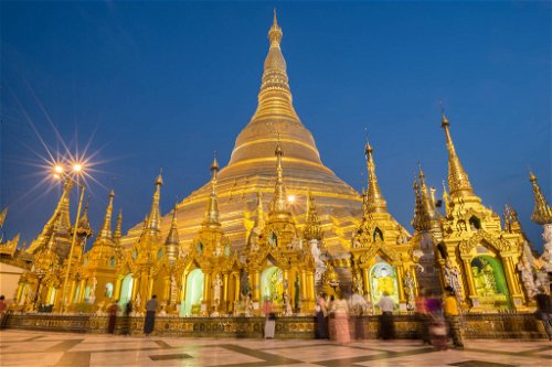 9.&nbsp;Myanmar Im Bild: Die Shwedagon Pagode gilt als Touristen-Hotspot