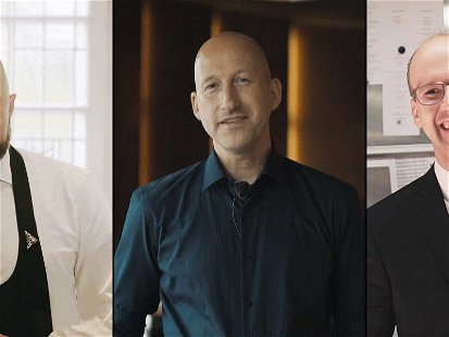 Nominiert zum »Sommelier des Jahres 2016«: Jochen Benz, Oliver Donnecker, Andreas Lutz.