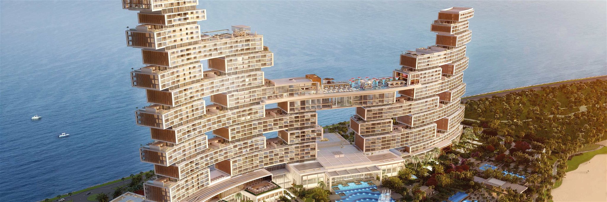 Das »neue Atlantis« befindet sich gleich neben dem Schwesterhotel auf Dubais »The Palm«.