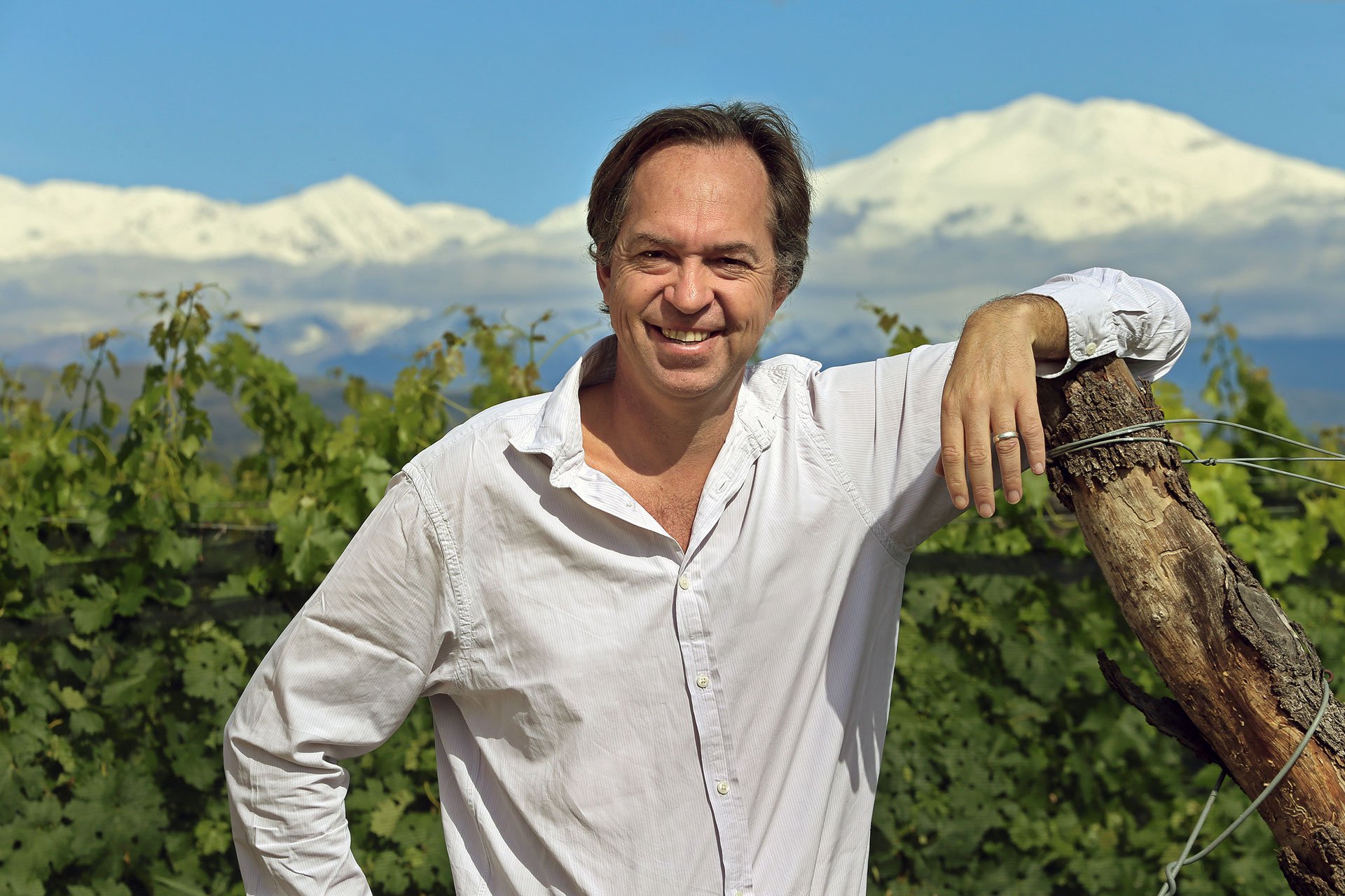 Der aus Wien stammende Andrej Razumovsky vom Weingut Alpamanta ist Bio-Pionier.
