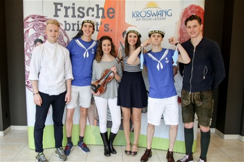 Das Sieger-Team: »Haus am See Ɩ Hütte am See« von der Tourismusschule Salzburg Klessheim.