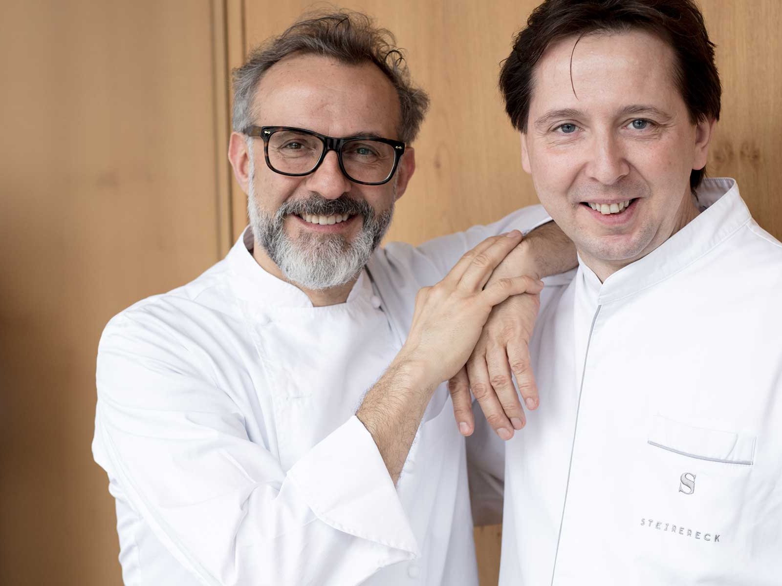 Massimo Bottura und Heinz Reitbauer, Zweiter und Zehnter der »World's 50 best Restaurants«.