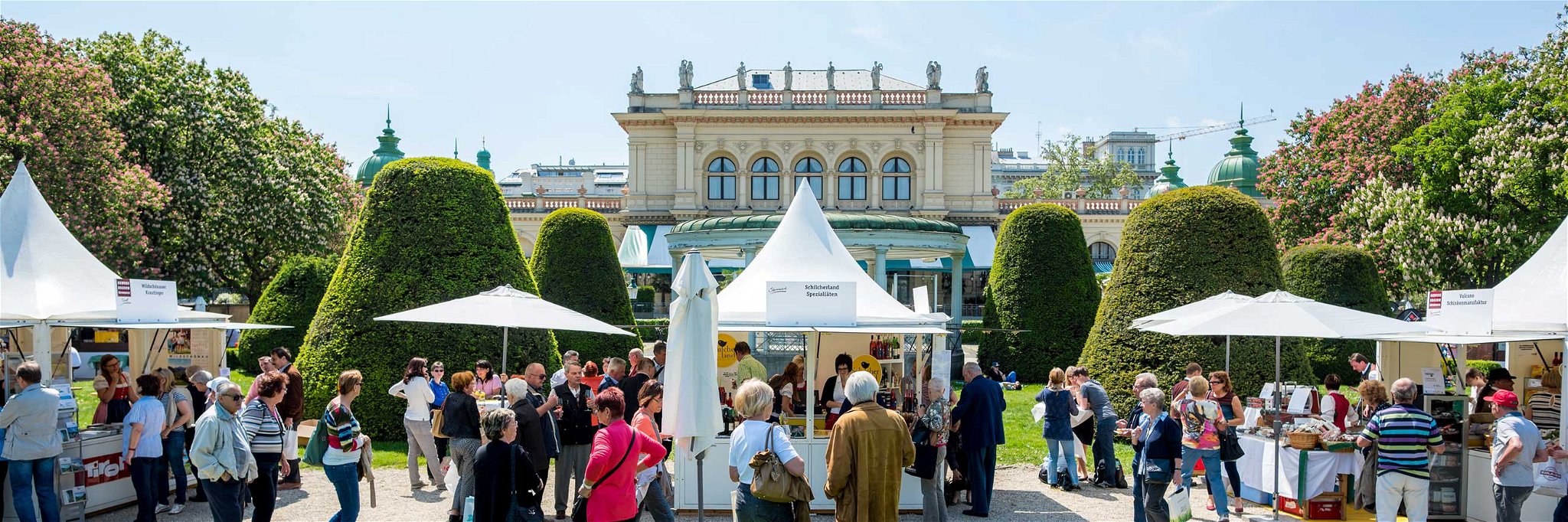 Schönes Ambiente und ausgezeichnete Kulinarik aus Österreich finden Besucher am zehnten Genuss-Festival.