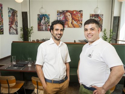 Raimondo Trombatore und Eros Pusceddu servieren ab sofort neapolitanische Pizzen in Graz.