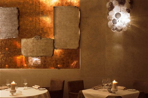 Subtile Hochküche im Sterne-Restaurant »Met«. Das Ambiente ist ein Mix aus aristokratischer Tradition und Moderne.