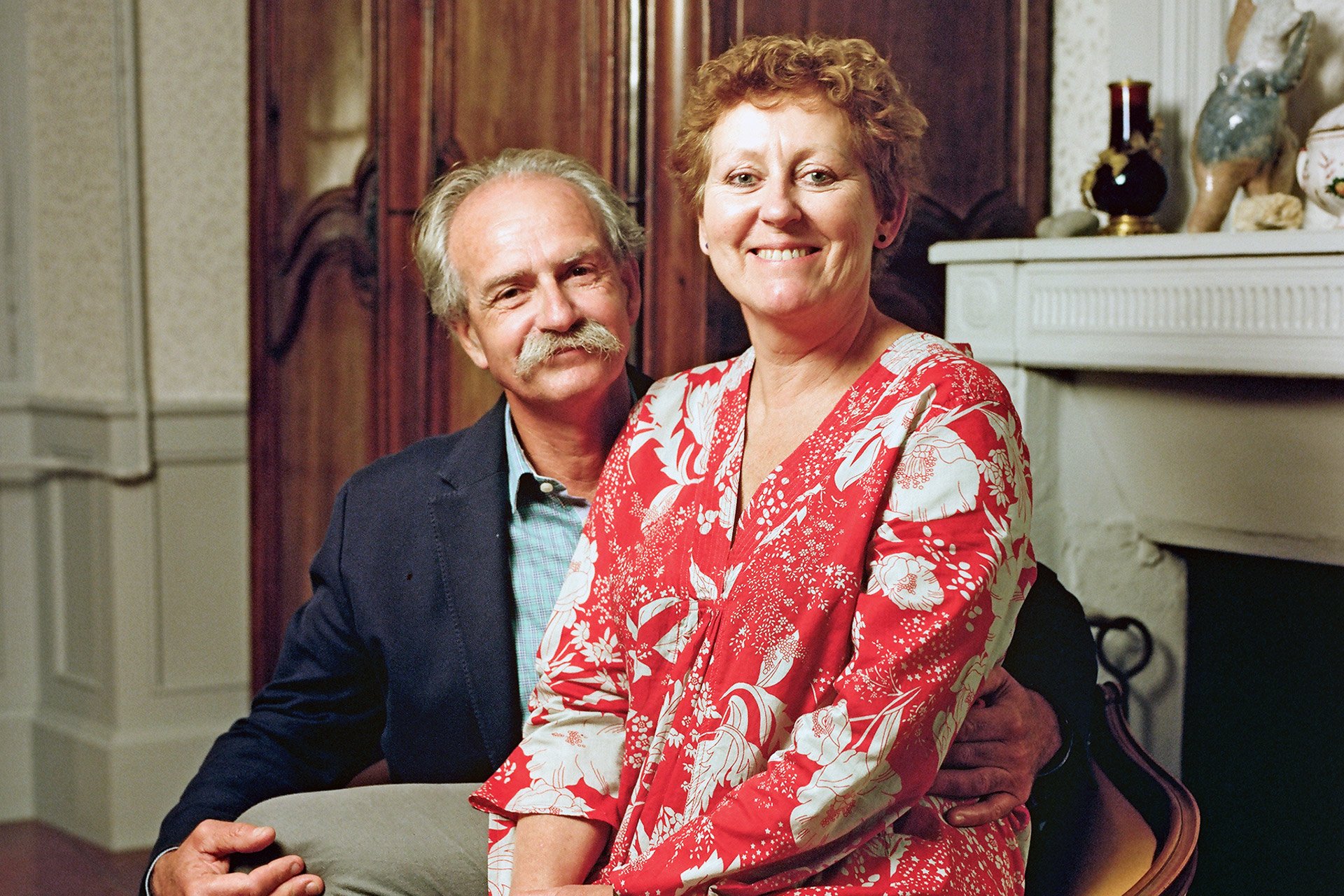 Jacques Guinaudeau mit seiner Frau Sylvie.
