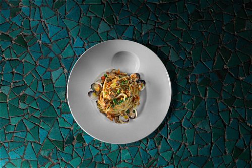 Im »Ristorante Quadri« zelebriert&nbsp;Massimiliano Alajmo eine extrem&nbsp;moderne Interpretation der venezianischen Küche: von der Meeresfrüchte-Pasta...