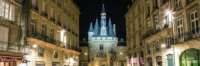 Die Altstadt von Bordeaux steht innerhalb der ehemaligen Stadtmauer.