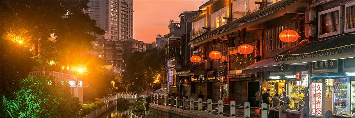 Guangzhou liegt an der Lychee Bay – der Name geht auf die Litschibäume zurück, die einst die Bucht säumten.