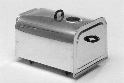 Die »Backhexe«: Eine tragbare, elektrische Backröhre aus dem Jahr 1949.