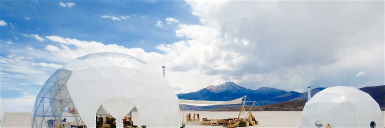 Uyuni, Bolivien: Die Salzwüste am Fusse der bolivianischen Anden gehört zu den aussergewöhnlichen Orten, für die der Veranstalter Black Tomato weltweit sein «Blink»-Camp anbietet. blacktomato.com