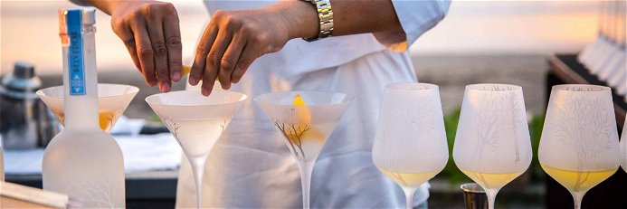 Die Natürlichkeit und Reinheit kommen bei den Cocktails von Belvedere Vodka zum Tragen