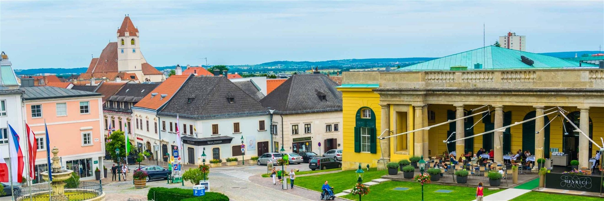 Im schönen Ambiente des Schloss Esterházy in Eisenstadt lädt das Pan O'Gusto zum Genießen ein.&nbsp;