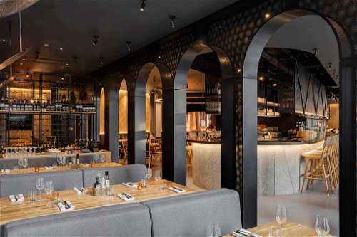 Das «Obica» in St Paul’s London, GB, entworfen von Superfutures gewinnt in der Kategorie «Multiple Restaurant».