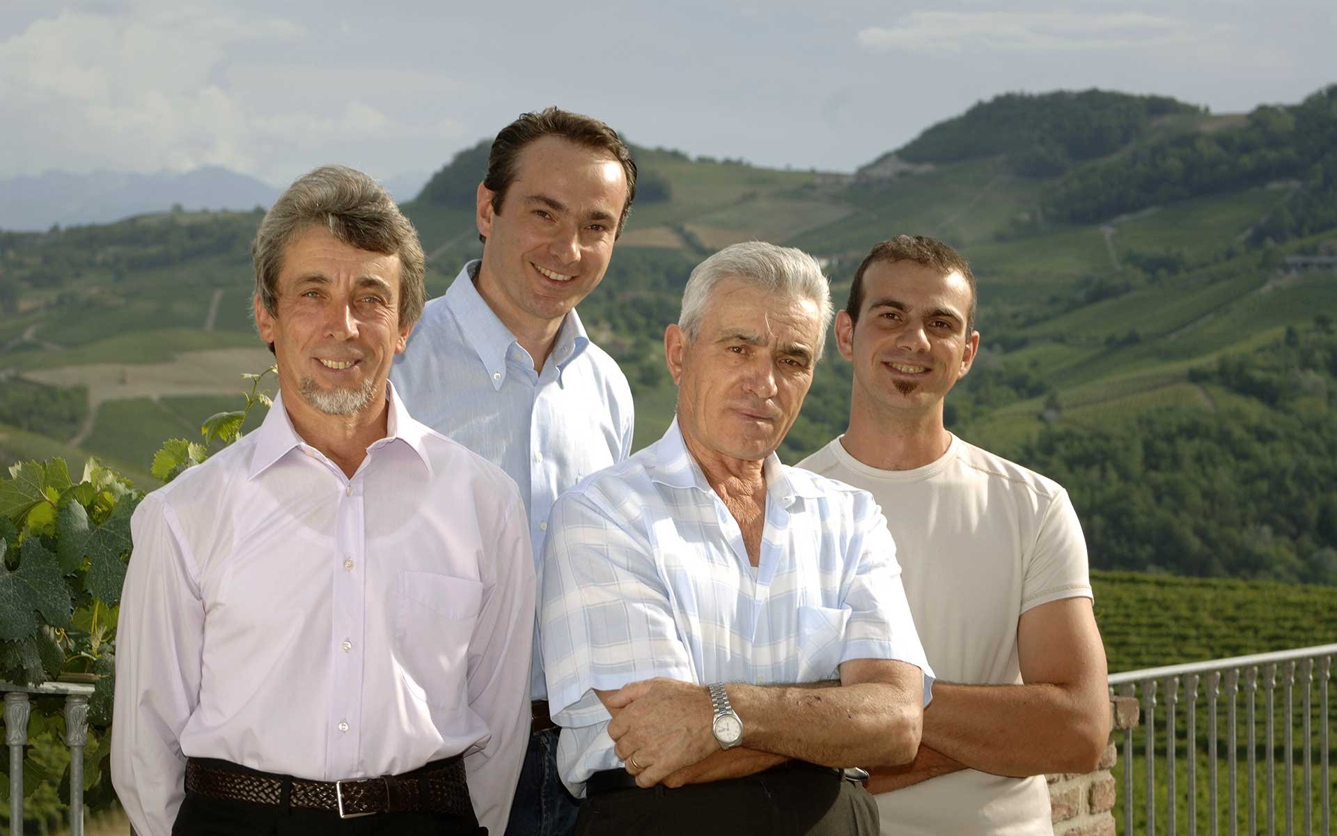 Renato, Franco, Giovanni und Roberto Massolino.