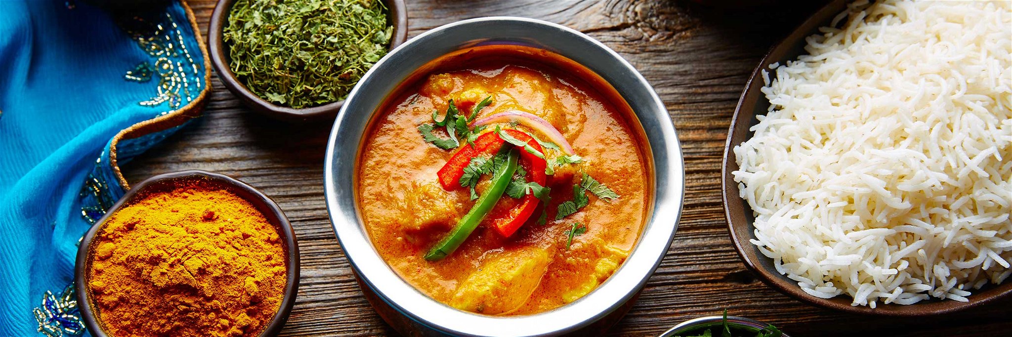 Farbenfroh, gerne auch scharf und gesund: die indische Küche.