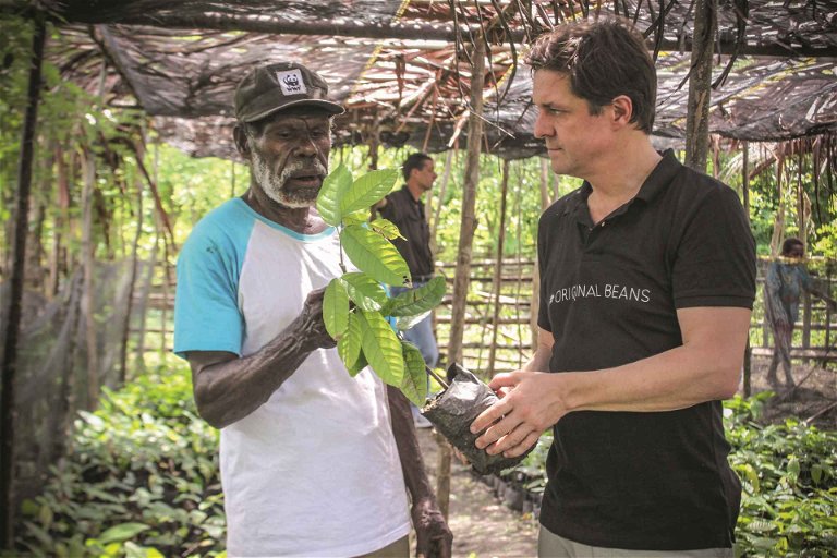 Direct Trade: Philipp Kauffmann, Gründer von Original Beans, kauft bei lokalen Kleinbauern.