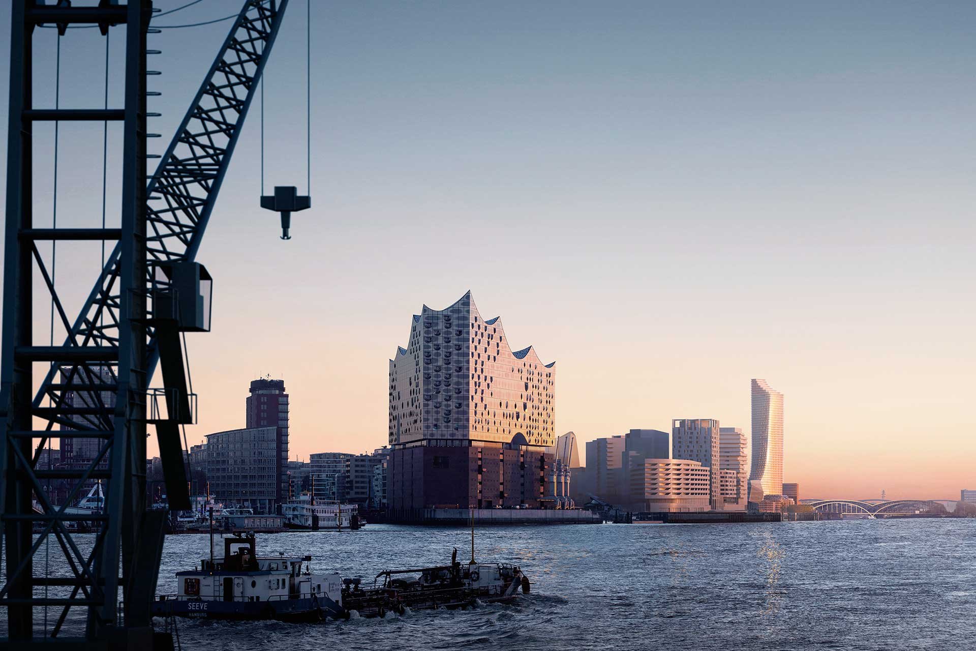 So soll die Skyline Hamburgs ab 2025 aussehen.