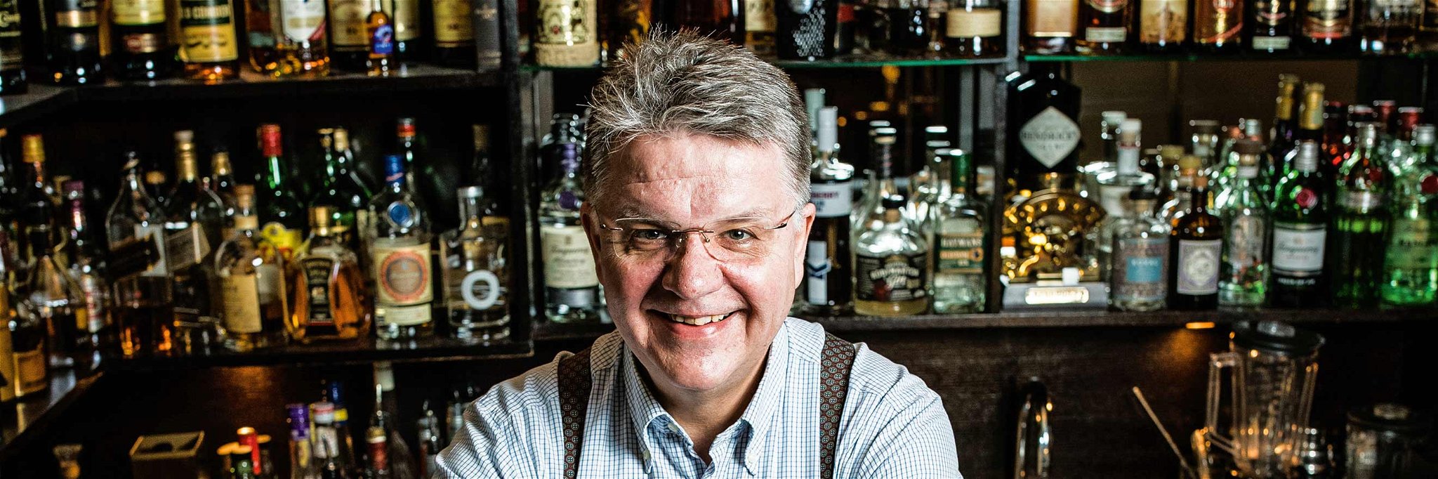 Barkeeper Gerhard Wanderer ist mit seiner Bar »Nightfly’s« in der Dorotheergasse zu Hause.