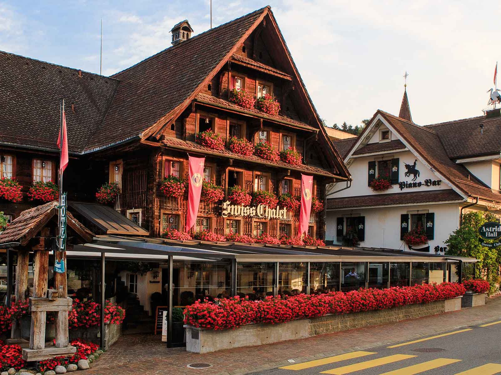 Das Hotel «Swiss-Chalet Merlischachen» wurde per Voting zur beliebtesten Brunch-Location gewählt.&nbsp;