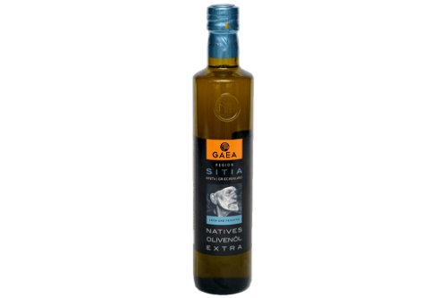 4. Platz, 88* Punkte: Gaea Natives Olivenöl extra (Sitia/Kreta)€ 8,49 für 500 ml&nbsp;(Literpreis: € 16,98) U. a. SparRiecht grasig, Noten von grünem Apfel. Schmeckt dezent bitter, feine Fruchtnoten, ausgewogene Schärfe im Nachhall.&nbsp;