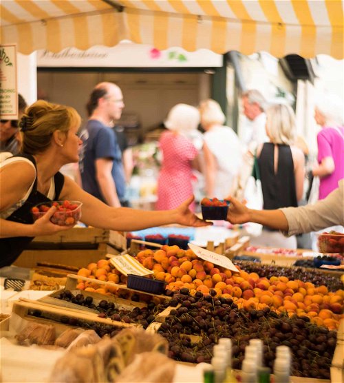 Der Benediktinermarkt ist die erste Anlaufstelle für Köche und Genießer, die Wert auf erstklassige Lebensmittel legen. 