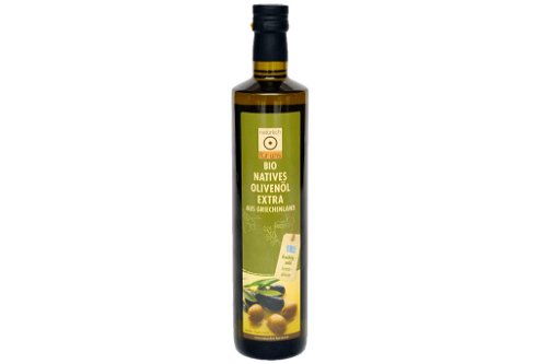 6. Platz, 85* Punkte: natürlich für uns Bio Natives Olivenöl extra€ 6,49 für 750 ml&nbsp;(Literpreis: € 8,65) TransgourmetAngenehm aromatisch und grasig in der Nase, mit Noten von grünem Apfel. Etwas dumpf im Geschmack, dezent bitter, leicht schmierig am Gaumen, ansteigende Schärfe.