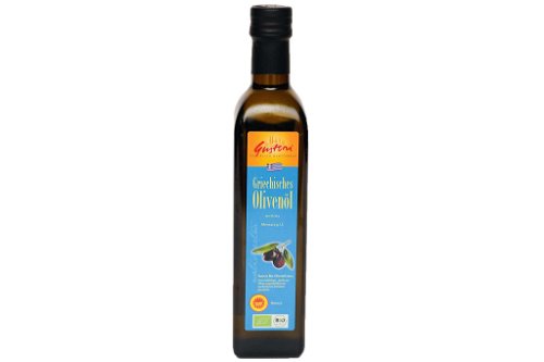 7. Platz, 85* Punkte: Gustoni Griechisches Olivenöl aus Kreta&nbsp;€ 6,99 für 500 ml&nbsp;(Literpreis: € 13,98) Denn’sVerhalten grün-grasiger Geruch. Unaufdringlich im Geschmack, weich am Gaumen, wenig Bitterkeit, viel Schärfe.