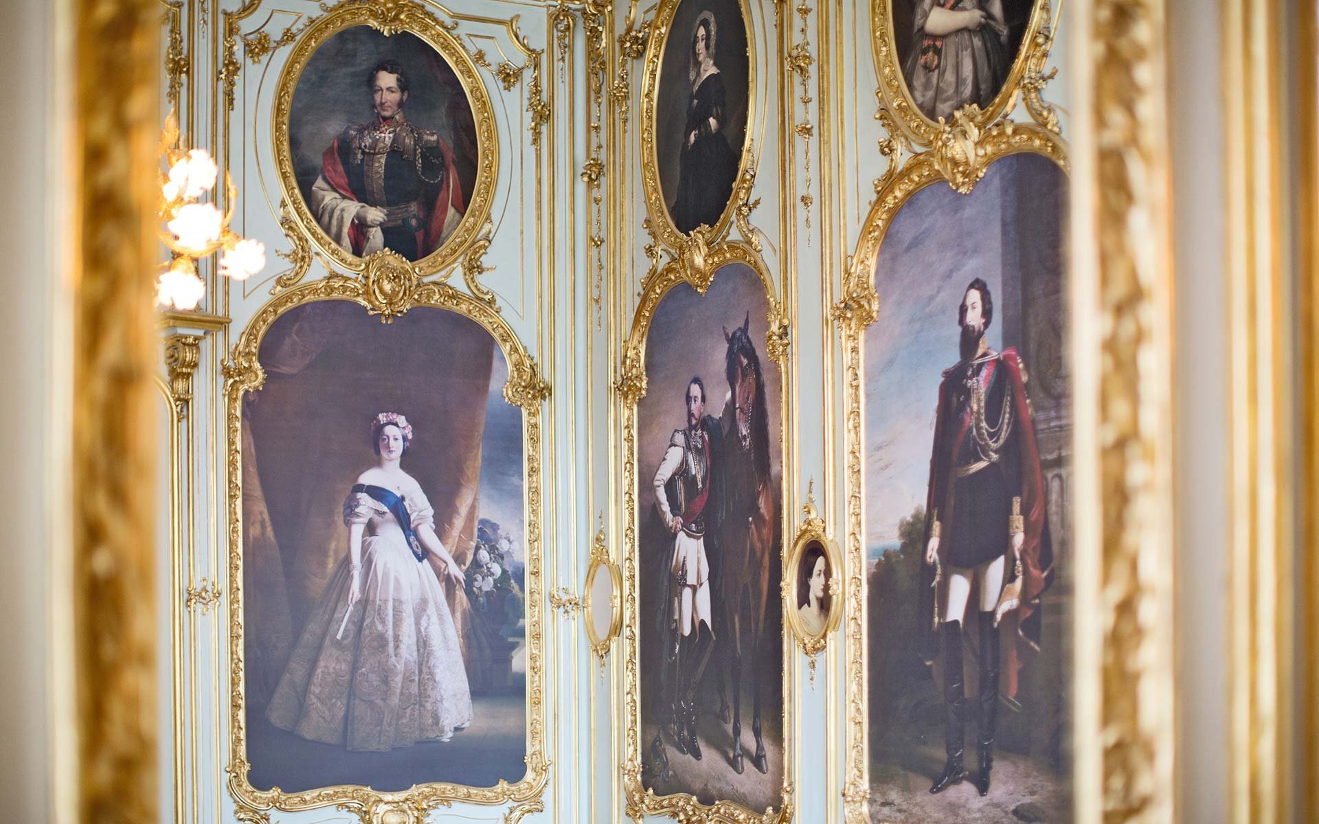 Der Familiensalon im Palais Coburg