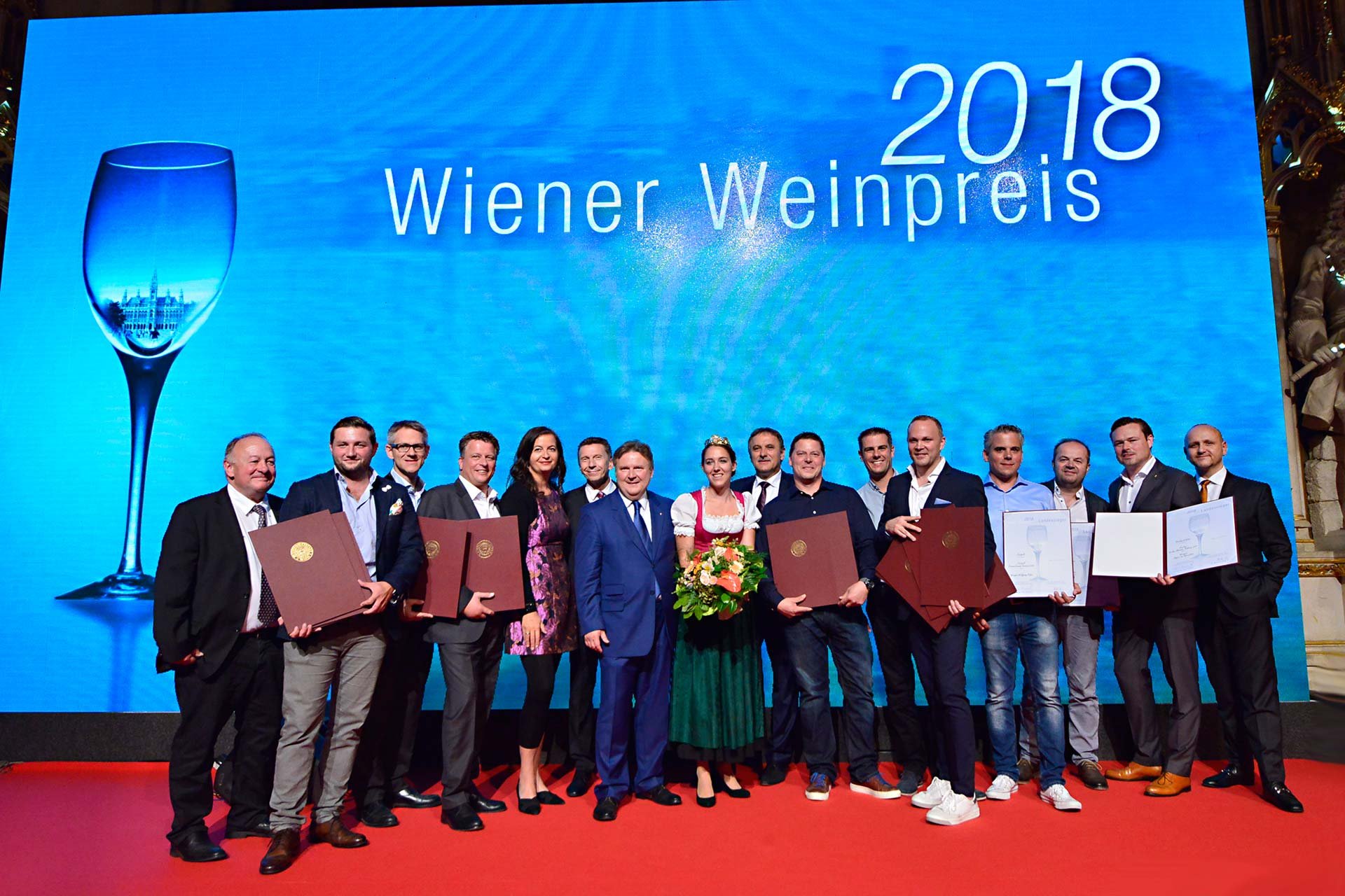 Die Wiener Landessieger wurden im Rathaus ausgezeichnet.