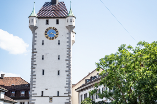 SchweBaden: Stadtturm by «Trafo Hotel»Eine Nacht im historischen Stadtturm aus dem 15. Jahrhundert, der das Wahrzeichen von Baden ist. 