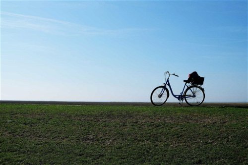 Mit dem Fahrrad durch Ostfriesland.&nbsp;