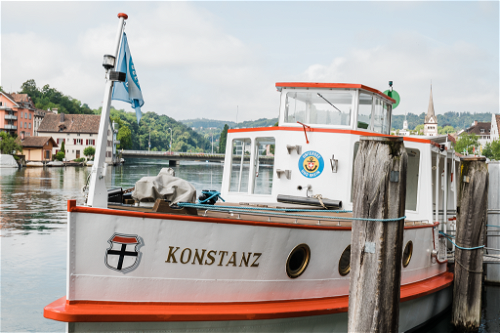 Schaffhausen: Schwimmendes Hotel – «MS Konstanz»Übernachten auf dem eigenen Schiff und die Stadt Schaffhausen entdecken.