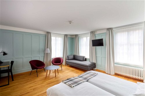 20 individuelle Zimmer erwarten die Gäste im Hotel am Zürichsee.