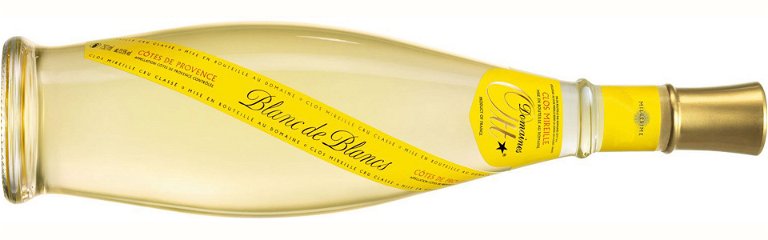 Markante Flasche, markanter Wein: der weiße Clos Mireille der Domaines Ott.